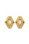 Steel Agata Earrings