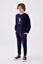 U.S. Polo Assn. 3 Thread Raised Winter Boy's Pajama Suit - 2