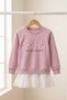 100% Cotton Inside Fleece Winter Girls' Sweatshirt / Sweater for Ages 5/10 - 2