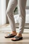 Women's Slippers Comfortable for Daily Use Cross-Strapped Palermo-9 Platinum - 2