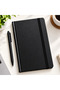 Premium Black Hard Cover Notebook and Pen Set