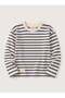Striped Seasonal T-Shirt 1-10 Years Old Blue Navy Blue Striped