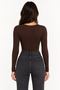 Women's V-Neck Snap Bodysuit - 7