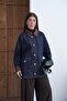 Women's Velvet Collar Denim Jacket Jeans