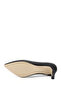 Women's Black Pointed Toe Thin Heel Stiletto - 6