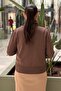 Mercerized Cardigan with Detachable Shawl Accessory - 4