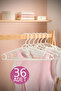 36 Pieces Pearl Hangers Clothes Hangers