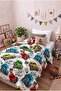 Truck Patterned Single Duvet Cover / Quilt Cover 160 X 220 cm