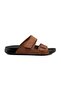 Madrid 4 Season Anatomical Sole Velcro Adjustable Men's Slippers 5001 Tan - 3