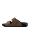 Madrid 4 Season Anatomical Sole Velcro Adjustable Men's Slippers 5001 Mink - 5