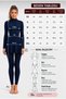 Women's Long Sleeve Zippered Skirted Swimsuit - with Chest Pads - 6