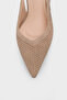 Flori Pointed Toe Mid-Heel Open-Back Women's Shoes - 3