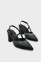 Nova Medium Heeled Pointed Toe Stone Women's Stylish Shoes
