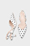 Esmerelda Pointed Toe Women's Shoes with Back Strap and Medium Heel - 4