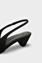 Ricki Genuine Leather Lined Pointed Toe Mid-Heel Open Back Women's Shoes - 4