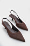 Flori Pointed Toe Mid-Heel Open-Back Women's Shoes