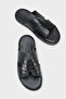 Wendell Wide-Strapped Genuine Leather Men's Slippers - 2