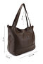 Women's Brown Long Strap Hand and Shoulder Bag - 3