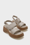 Dora Wedge Heeled Double Strap Women's Sandals