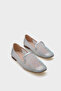 Ada Blunt Toe Mesh Stone Women's Stylish Ballerinas