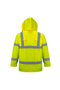Unisex Yellow Raincoat Coat Reflective - 2