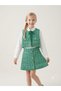 Girl's Vest Skirt White Shirt 3-Piece Set