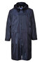 Unisex Navy Blue Long Raincoat