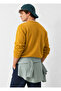 Sento Mustard Yellow Crew Neck 100% Cotton Embroidered Standard Fit Men's Sweater - 3