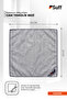 Kamelie Glass Microfiber Cloth Stain-Free Glass and Mirror Cleaning Cloth 40X40 cm Gray - 6