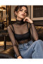 Transparent Blouse for Women Stretchy Fabric, Night Wear - 2