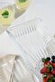 Selen Concept Linea Model Footed Handmade Glass Serving Plate - 3