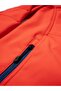 Unisex Red Full Zip Fleece Softshell Jacket Regular Pockets Polo Collar Wind Resistant - 5