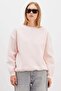 3 Yarn Basic Crew Neck Oversize Sweatshirt - 4