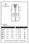 Steel Mesh 3-Button Colorful Floral Embroidered Slit Mother's Tunic Vest Black - 4