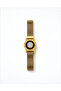 Watch-Style Woven Strap 316L Steel Bracelet - Adjustable Gold Color