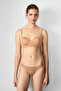 Alsea Underwire Gathering Unpadded Strapless Caramel Bra - 4