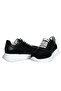 Black Leather Women's Sneakers - 3