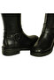 Black Genuine Leather Women's Boots - 4