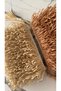 Handmade Leather Straw Tassel Design Handbag Portfolio Clutch - 3