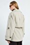 Beli Belted Double-Breasted Collar Oversize Trench Coat - 8