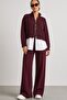 Oversized Knitwear Jacket Trousers Zippered Suit Shirt Detailed Comfortable Fit Size 36/46 Compatible - 7