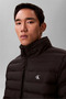 Ls Nylon Lt Wt Hooded Fz Puffer Men's Inflatable Jacket Black - 5
