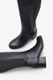 Rodica Women's Genuine Leather Heeled Boots - Black - 4