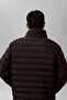 Ls Nylon Lt Wt Hooded Fz Puffer Men's Inflatable Jacket Black - 2