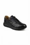 Men's Black Genuine Leather Daily Casual Shoes Comfort Sole Casual 2025 - 2