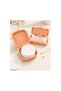 Ear Swabs and Cotton Travel Container 3D Printing Portable Hygienic Organizer Pastel Orange - 2