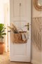 Valerio - Decorative Natural Woven Wicker Bohemian Door Basket Newspaper Holder Flower Pot Mailbox - 5
