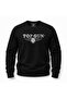 "Top Gun" Embroidered Sweat Black