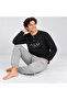 Men's Cotton Collared Buttoned Pocketed Gift Bundle and Dowry Set Black Color Pajama Set Al009 V2