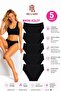 Pack of 5 Women's Black Panties